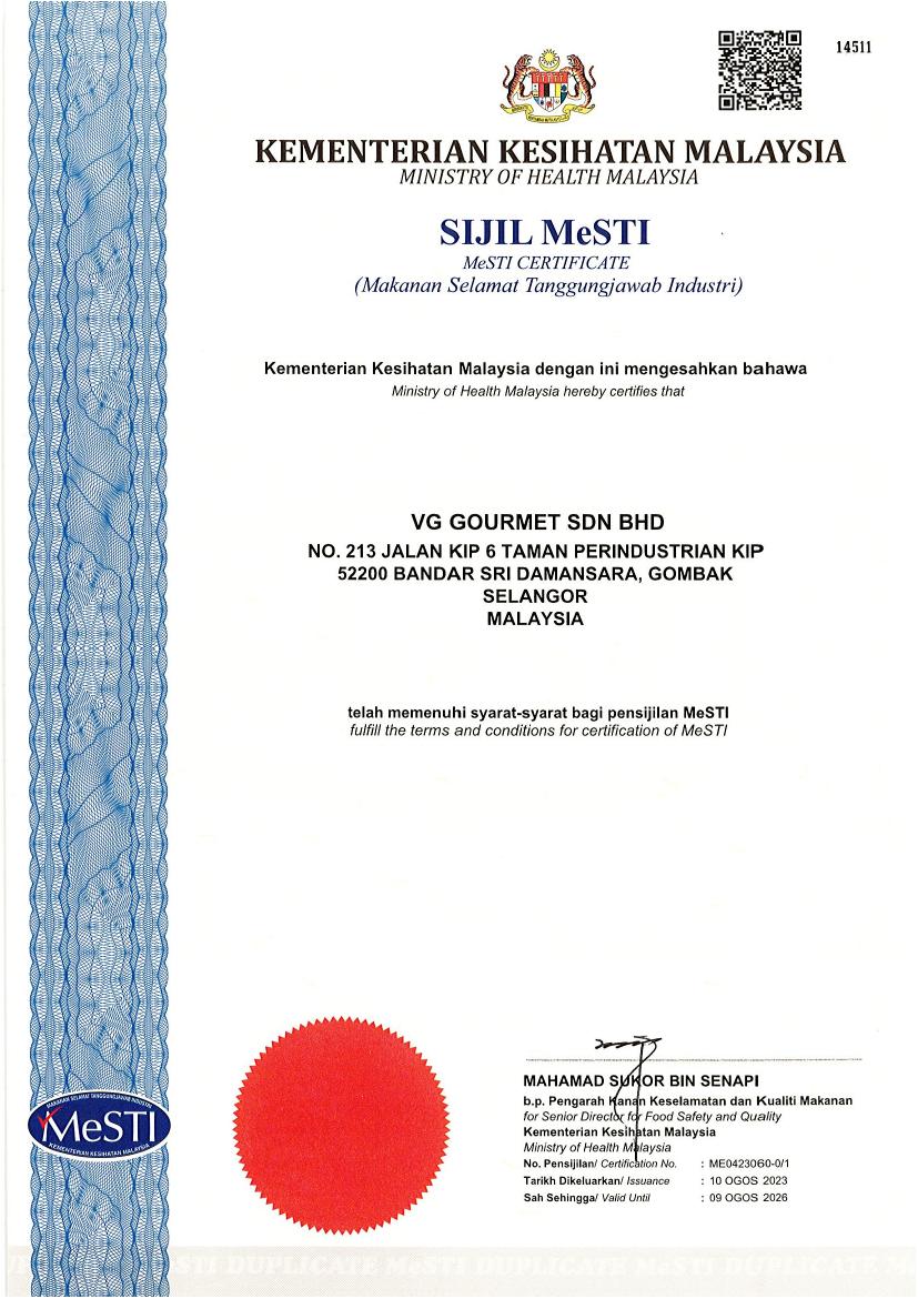 MeSTI certificate scan